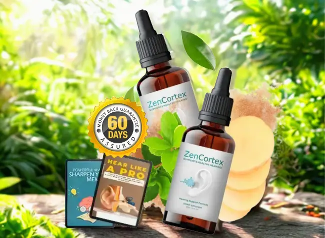ZenCortex natural drops for hearing support and brain clarity – with plant-based ingredients